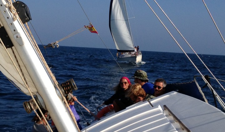 Velero por la Costa de Cádiz